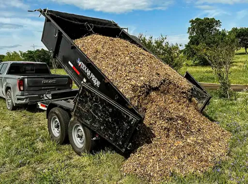 dump trailer multch sm